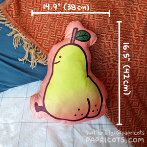 Big Freckly Pear Booty Pillow Plush