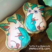 Load image into Gallery viewer, Pillow-Mon #470 - Leafy-lution Pillow Plush