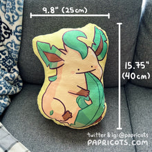 Load image into Gallery viewer, Pillow-Mon #470 - Leafy-lution Pillow Plush