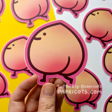 Load image into Gallery viewer, Peach Booty Vinyl Sticker