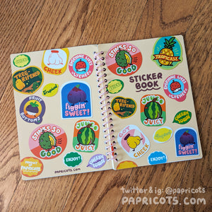 Reusable Sticker Book - Tropical Fruit Stickers Edtion
