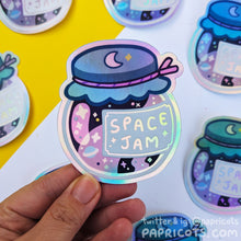 Load image into Gallery viewer, Cosmic Jam Holographic Vinyl Sticker