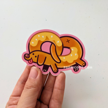 Load image into Gallery viewer, Pretzel Dog Vinyl Sticker
