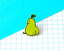 Load image into Gallery viewer, pear butt enamel pin