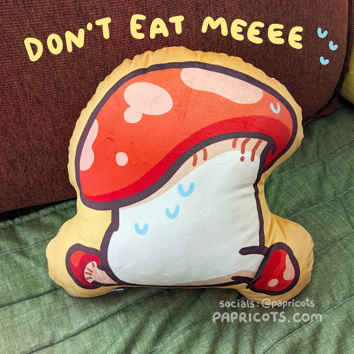 Walking Mushroom Booty Pillow Plush