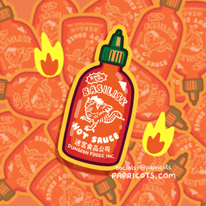 Basilisk Hot Sauce Vinyl Sticker