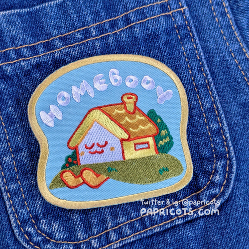 Homebody Embroidered Patch