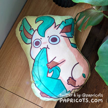 Load image into Gallery viewer, Pillow-Mon #470 - Leafy-lution Pillow Plush