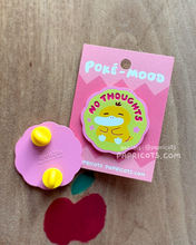 Load image into Gallery viewer, No Thoughts Poke-Mood Enamel Pin
