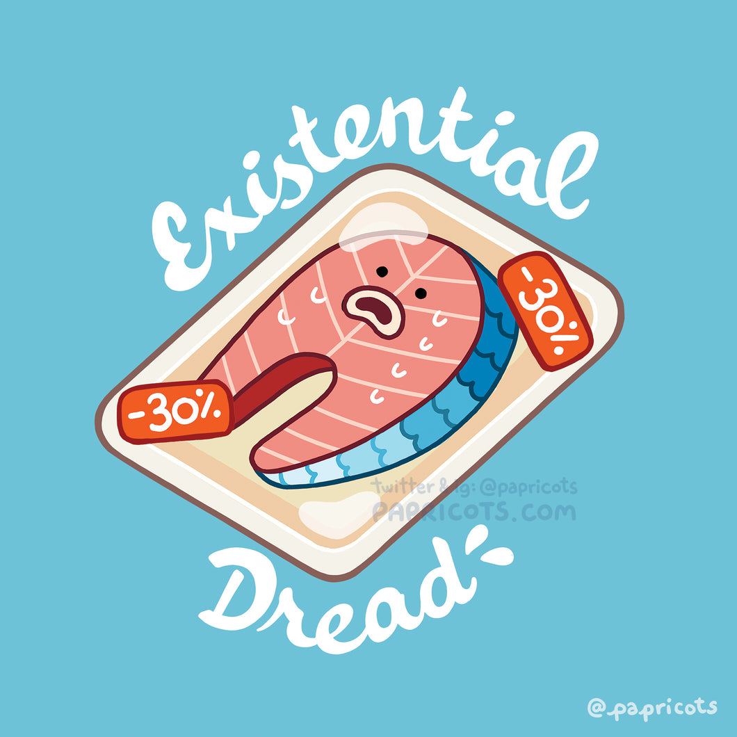 Existential Dread - Simply Salmon Print