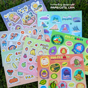 Sticker Frooty Shop All – PAPRICOTS