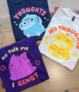 (PREORDER) THOUGHTS Stressed Duck T-Shirt - Navy