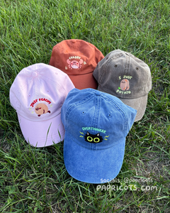OVERTHINKER embroidered cap