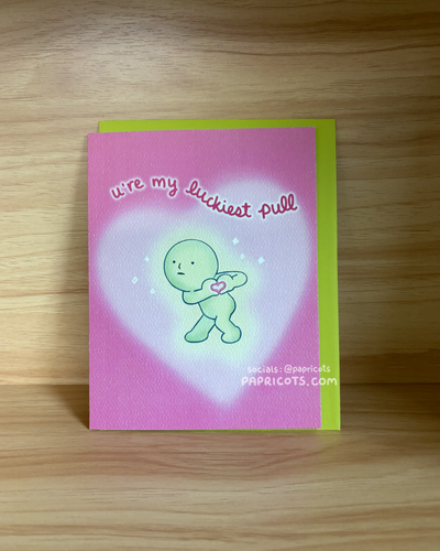 luckiest pull Greeting Card