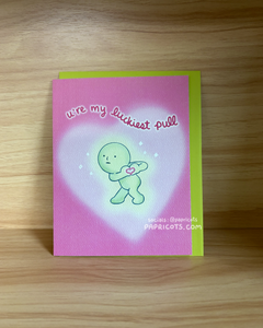 luckiest pull Greeting Card